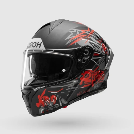 KASK MOTOCYKLOWY AIROH SPARK 2 CRUZE BLACK GREY MATT
