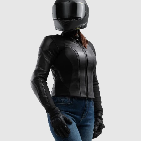 KURTKA MOTOCYKLOWA SKÓRZANA DAMSKA REBELHORN DIVA ST BLACK W32
