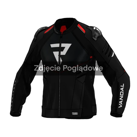 KURTKA MOTOCYKLOWA TEKSTYLNA REBELHORN VANDAL 2 BLACK RED