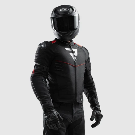 KURTKA MOTOCYKLOWA TEKSTYLNA REBELHORN VANDAL 2 BLACK RED