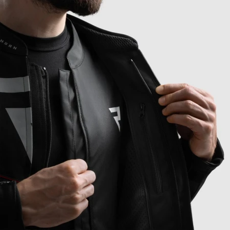 KURTKA MOTOCYKLOWA TEKSTYLNA REBELHORN VANDAL 2 BLACK RED