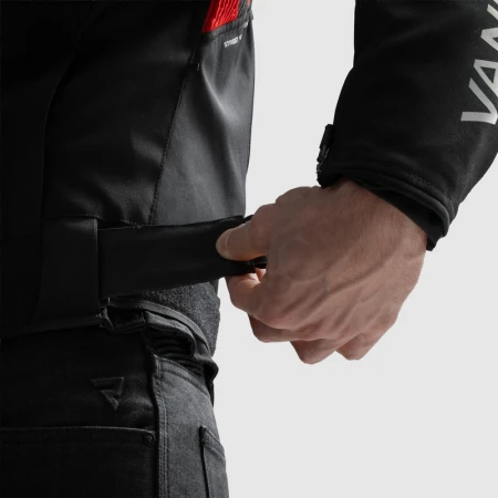 KURTKA MOTOCYKLOWA TEKSTYLNA REBELHORN VANDAL 2 BLACK RED