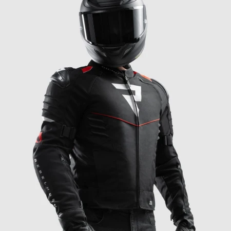 KURTKA MOTOCYKLOWA TEKSTYLNA REBELHORN VANDAL 2 BLACK RED