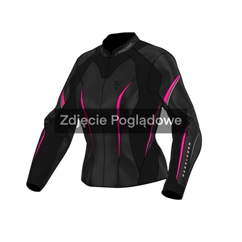 Przejdź do produktu KURTKA MOTOCYKLOWA SKÓRZANA DAMSKA REBELHORN DIVA ST BLACK PINK W32