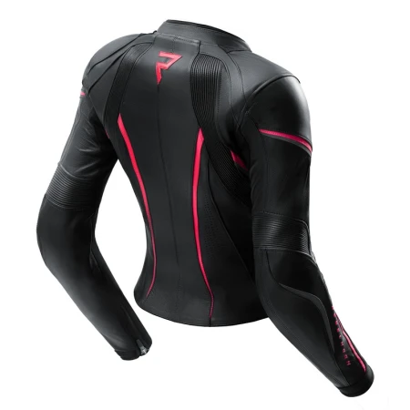KURTKA MOTOCYKLOWA SKÓRZANA DAMSKA REBELHORN DIVA ST BLACK PINK W32