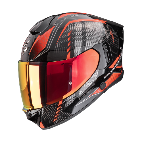 Przejdź do produktu SCORPION EXO-530 AIR THERAS METALLIC BLACK RED