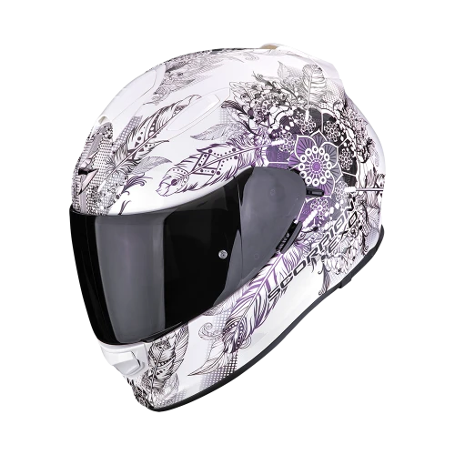 Kask Motocyklowy Integralny SCORPION EXO-491 DREAM WHITE CHAMELEON