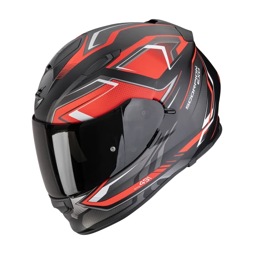 Kask Motocyklowy Integralny SCORPION EXO-491 ZUMO MATT BLACK RED