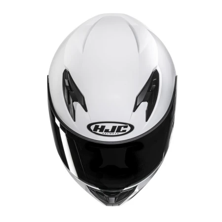 KASK MOTOCYKLOWY JUNIOR HJC Y10 SOLID PEARL WHITE