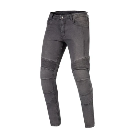 JEANSY MOTOCYKLOWE OZONE RUSTY WASHED BLACK 28/34