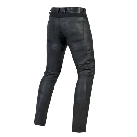 JEANSY MOTOCYKLOWE OZONE RUSTY WAXED BLACK 28/32