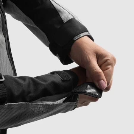 KURTKA MOTOCYKLOWA TEKSTYLNA DAMSKA REBELHORN SCANDAL 3 BLACK GREY RED WXS