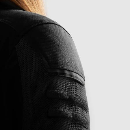 KURTKA MOTOCYKLOWA TEKSTYLNA DAMSKA REBELHORN SCANDAL 3 BLACK WXS