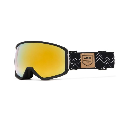 Przejdź do produktu GOGLE SNOWBOARDOWE IMX PEAK MATT BLACK /GRAPHIC BLACK - SZYBA PODWÓJNA GOLD IRRIDIUM + BROWN