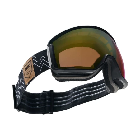 GOGLE SNOWBOARDOWE IMX PEAK MATT BLACK /GRAPHIC BLACK - SZYBA PODWÓJNA GOLD IRRIDIUM + BROWN
