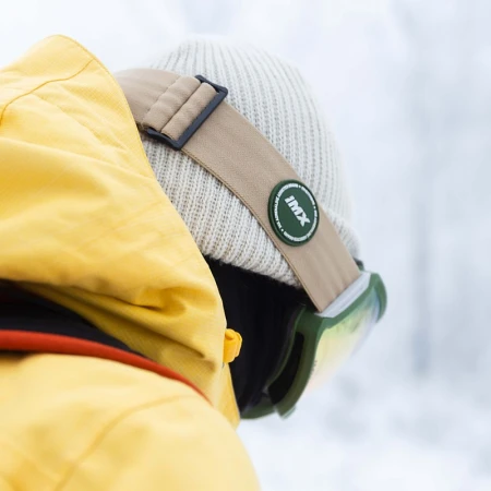 GOGLE SNOWBOARDOWE IMX PEAK MATT BLACK /GRAPHIC BLACK - SZYBA PODWÓJNA GOLD IRRIDIUM + BROWN