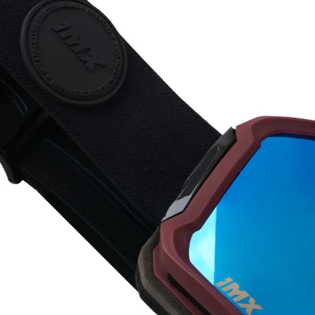 GOGLE SNOWBOARDOWE IMX PEAK PURPLE MATT BLACK - SZYBA PODWÓJNA BLUE IRRIDIUM + BROWN