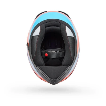 KASK MOTOCYKLOWY BELL LITHIUM NOVA ORANGE BLUE