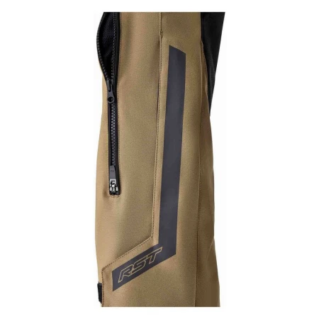 SPODNIE MOTOCYKLOWE TEKSTYLNE RST PRO SERIES ADVENTURE D3O SAND BLACK