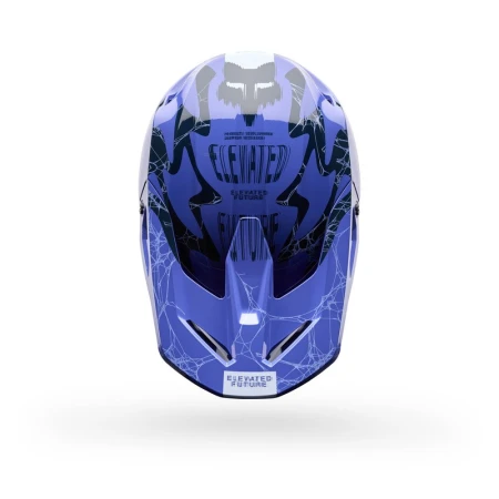 KASK MOTOCYKLOWY FOX V1 DIFFUSE SE PURPLE DOVE