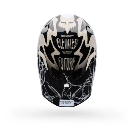 KASK MOTOCYKLOWY JUNIOR FOX V1 DIFFUSE SE BLACK