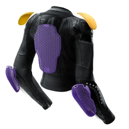 KURTKA MOTOCYKLOWA SKÓRZANA DAMSKA REBELHORN DIVA RS BLACK W32