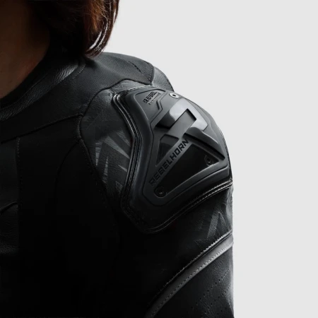 KURTKA MOTOCYKLOWA SKÓRZANA DAMSKA REBELHORN DIVA RS BLACK W32