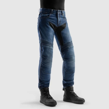 JEANSY MOTOCYKLOWE REBELHORN EAGLE 4 WASHED BLUE REGULAR FIT 28/32