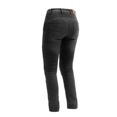JEANSY MOTOCYKLOWE DAMSKIE BROGER AURA WASHED BLACK 26/30