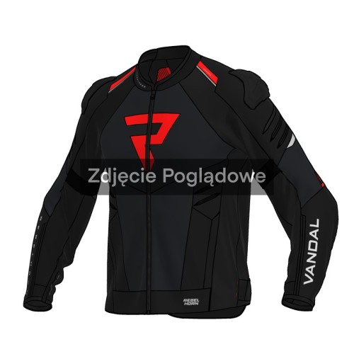 Przejdź do produktu KURTKA MOTOCYKLOWA TEKSTYLNA REBELHORN VANDAL 2 AIR BLACK RED