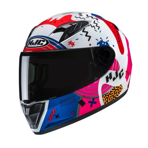 Przejdź do produktu KASK MOTOCYKLOWY JUNIOR HJC Y10 MIKA BLUE WHITE