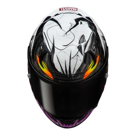 KASK MOTOCYKLOWY HJC RPHA12 ANTI VENOM 2 MARVEL BLACK WHITE