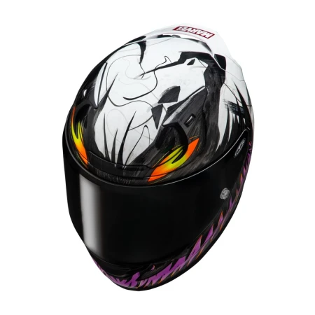 KASK MOTOCYKLOWY HJC RPHA12 ANTI VENOM 2 MARVEL BLACK WHITE