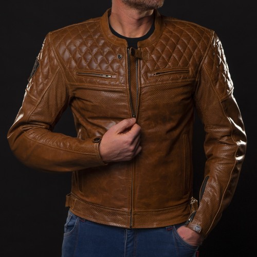 Przejdź do produktu KURTKA SKÓRZANA 4SR SCRAMBLER 2 COGNAC