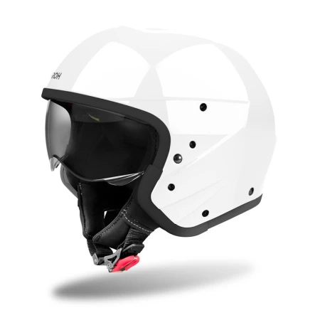 KASK MOTOCYKLOWY AIROH J110 COLOR WHITE GLOSS