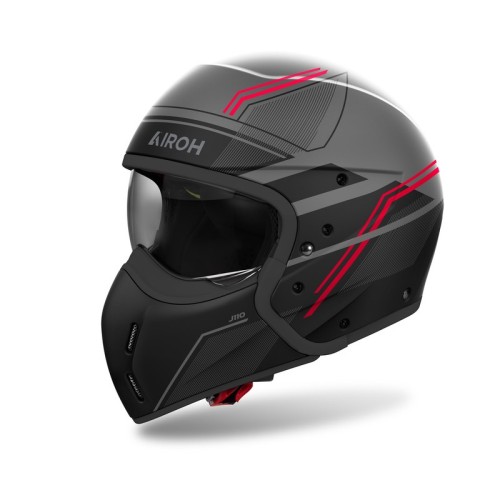 Przejdź do produktu KASK MOTOCYKLOWY AIROH J110 SLIM RED MATT