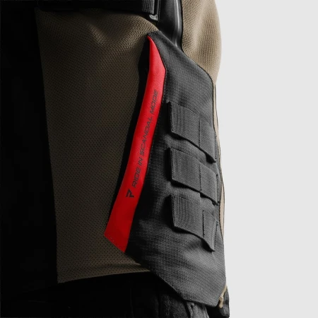 KURTKA MOTOCYKLOWA TEKSTYLNA REBELHORN SCANDAL 3 DESERT BLACK RED