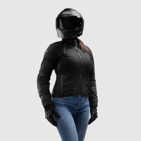 KURTKA MOTOCYKLOWA TEKSTYLNA DAMSKA REBELHORN SWIFT BLACK WXXS