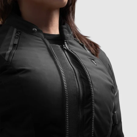 KURTKA MOTOCYKLOWA TEKSTYLNA DAMSKA REBELHORN SWIFT BLACK WXXS