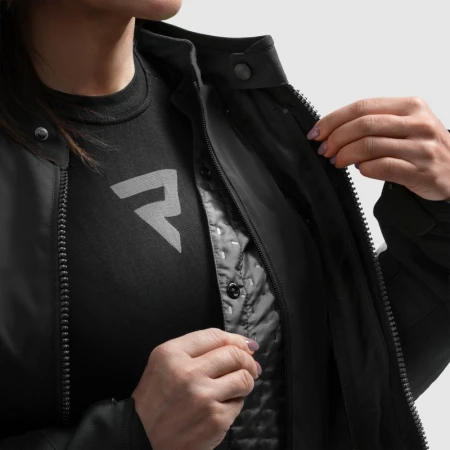 KURTKA MOTOCYKLOWA TEKSTYLNA DAMSKA REBELHORN SWIFT BLACK DARK GREY PINK WXS