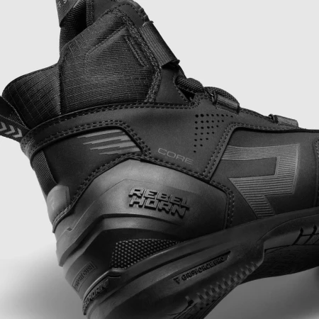 BUTY MOTOCYKLOWE REBELHORN CORE BLACK WODOODPORNE 35