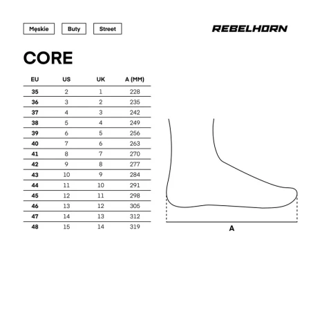 BUTY MOTOCYKLOWE REBELHORN CORE BLACK WODOODPORNE 35