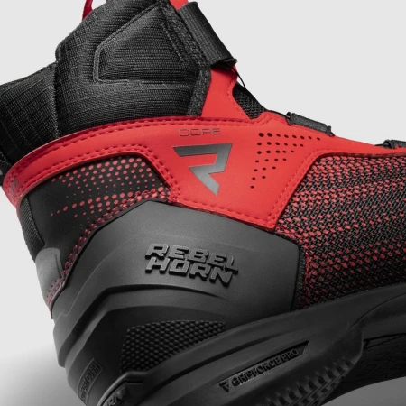 BUTY MOTOCYKLOWE REBELHORN CORE BLACK RED 35