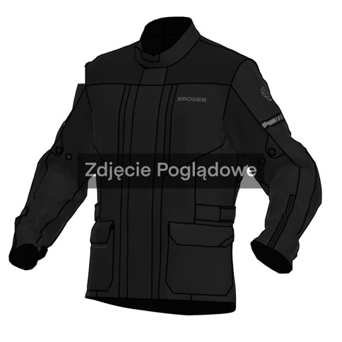 Przejdź do produktu KURTKA MOTOCYKLOWA TEKSTYLNA BROGER OVERLAND BLACK