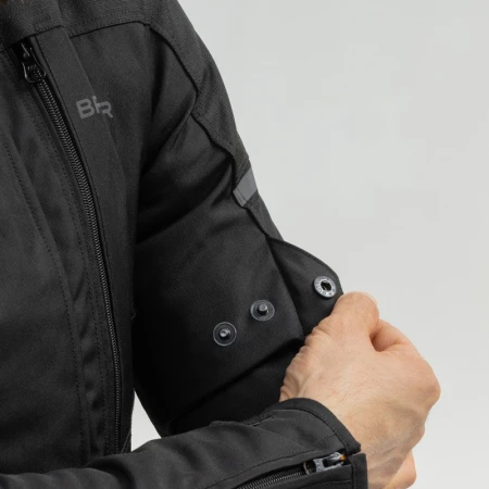 KURTKA MOTOCYKLOWA TEKSTYLNA BROGER OVERLAND BLACK
