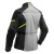 KURTKA MOTOCYKLOWA TEKSTYLNA BROGER OVERLAND BLACK GREY FLUO YELLOW