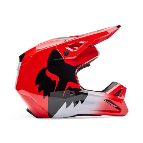 Przejdź do produktu KASK MOTOCYKLOWY JUNIOR FOX V1 SHIELD FLUO RED