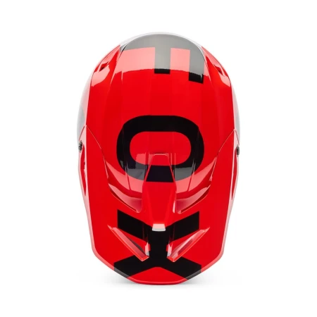 KASK MOTOCYKLOWY JUNIOR FOX V1 SHIELD FLUO RED