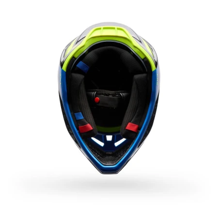 KASK MOTOCYKLOWY FOX V3 RS TACTILE BLUE JEWEL