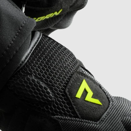 RĘKAWICE MOTOCYKLOWE DAMSKIE REBELHORN CORE BLACK GREY FLUO YELLOW WXS